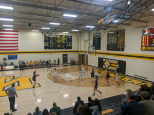 Negaunee running their offense at the start of the game