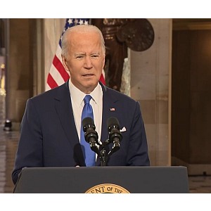 President Biden - One Year Since Deadly Assault on Democracy at The Capitol