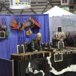 There's even home-made cow hide leather goods!