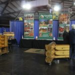 A look at Hiawatha Log Homes booth