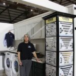 The expert at 41 Lumber shared a bit about their booth with us