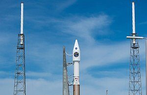 The United Launch Alliance Atlas V rocket with NASA’s