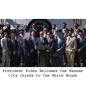 President Biden Welcomes the Kansas City Chiefs to the White House