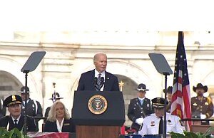 President Biden at the National Peace Officers Memorial Service