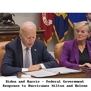 Biden and Harris - Federal Government Response to Hurricanes Milton and Helene