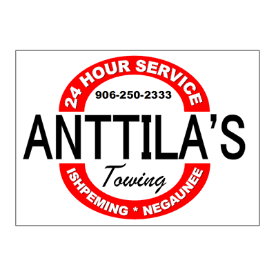Anttila's Towing - Ishpeming, Negaunee, 24 Hour Service, 906-250-2333