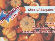 U.P. Bargains Newsletter 10-27-26 U.P. Bargains fall savings promotional graphic.